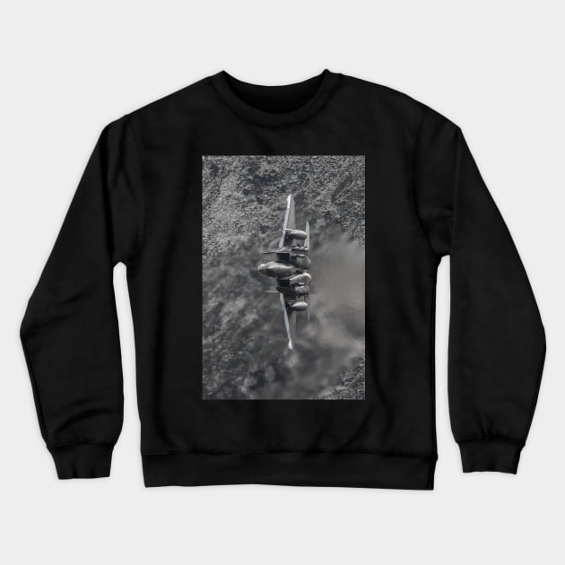 F15 Mach loop Crewneck Sweatshirt by aviationart